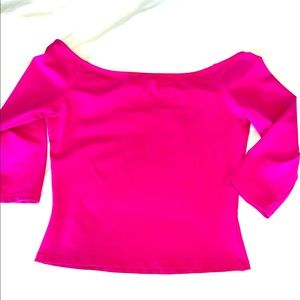 HOT Pink Bebe Top